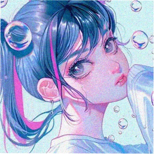 漫画人物头像图片执伞回眸封面